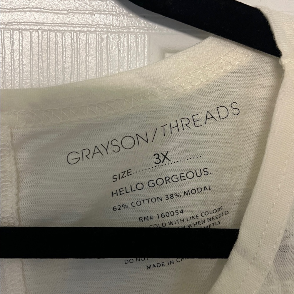 Grayson Threads Cream Top - Picture 2 of 2